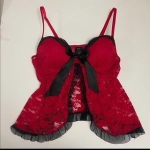 RESRRVED Gothic Lacey Bustier Top